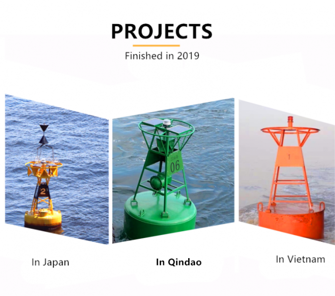 Solar Powered Navigation Buoy Lights