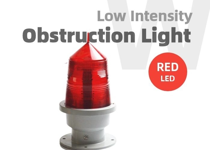 Kule Yüksek Binalar İçin GZ155 LED Engelleme Işığı Düşük Yoğunluklu Harga Engelleme Lambası