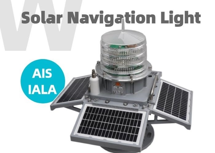 Anti UV Solar LED Beyaz Işıklar Şamandıra İşaretleyici Işıkları IP68 10-20nm